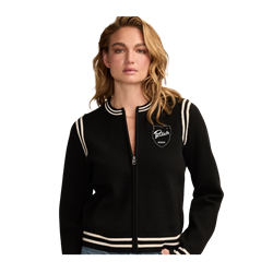 Women's Black Bomber Jacket